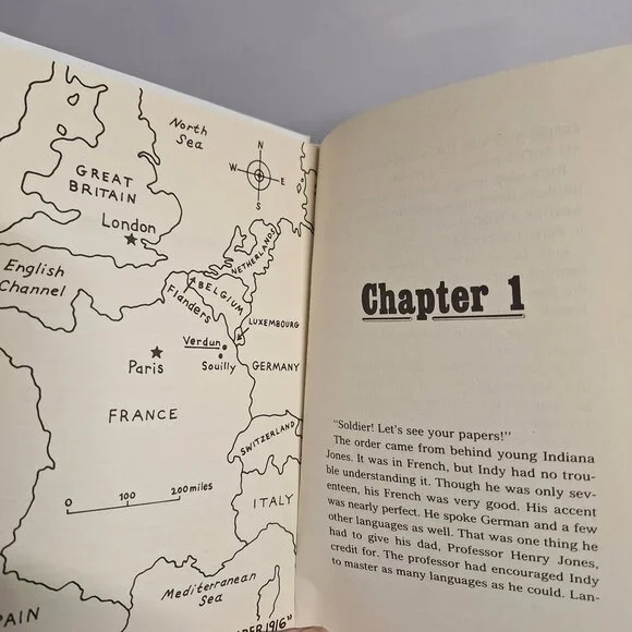 The Young Indiana Jones Chronicles Book Field Of Death Les Martin Library - Picture 7 of 9